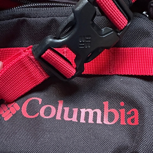 Columbia Black, Red, and Purple Belt Bag​ - Picture 2 of 4